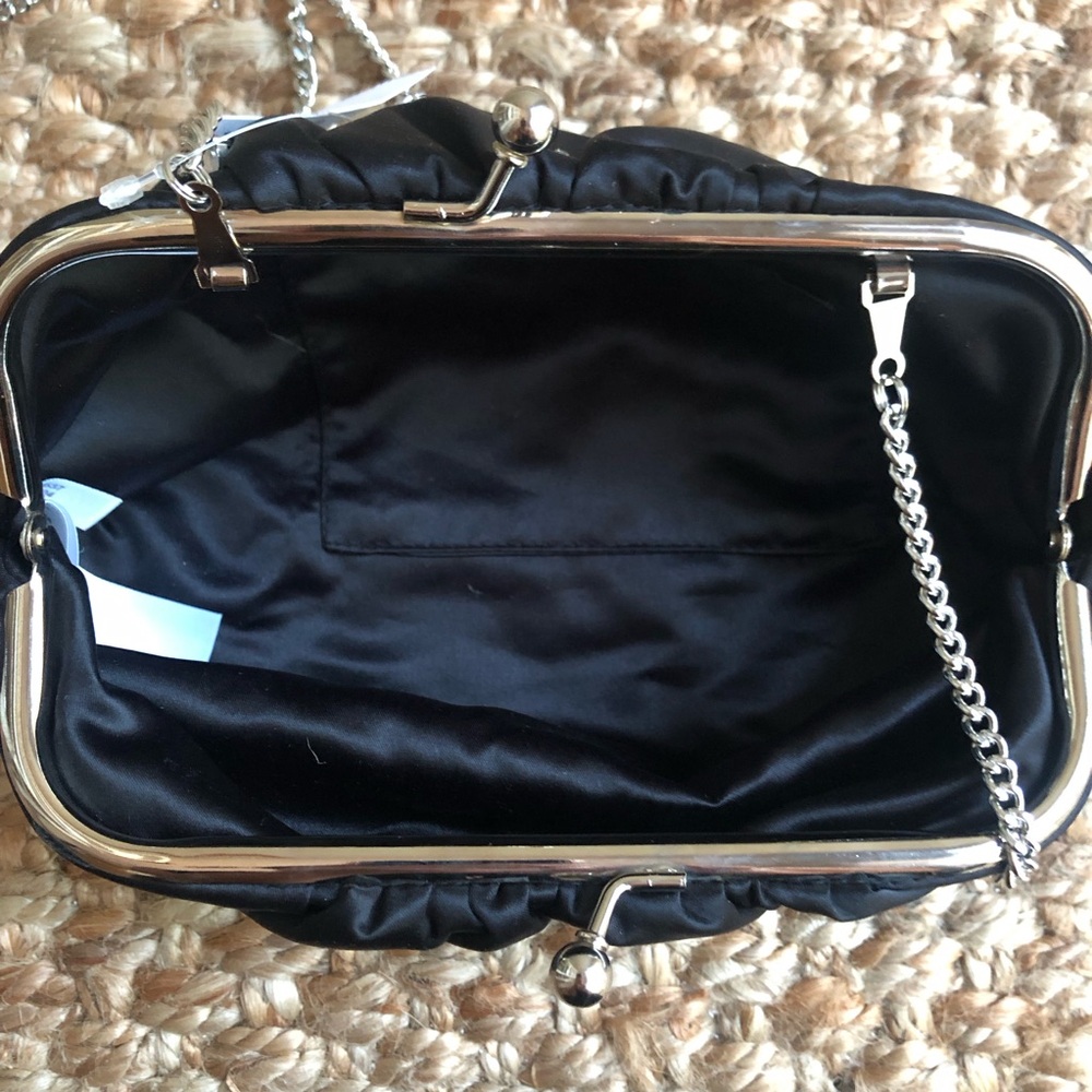 New w Tag: J Crew Convertible Satin Rhinestone Clutch Bag - Picture 4 of 9